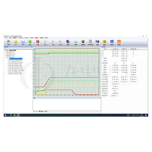開關(guān)特性測試界面